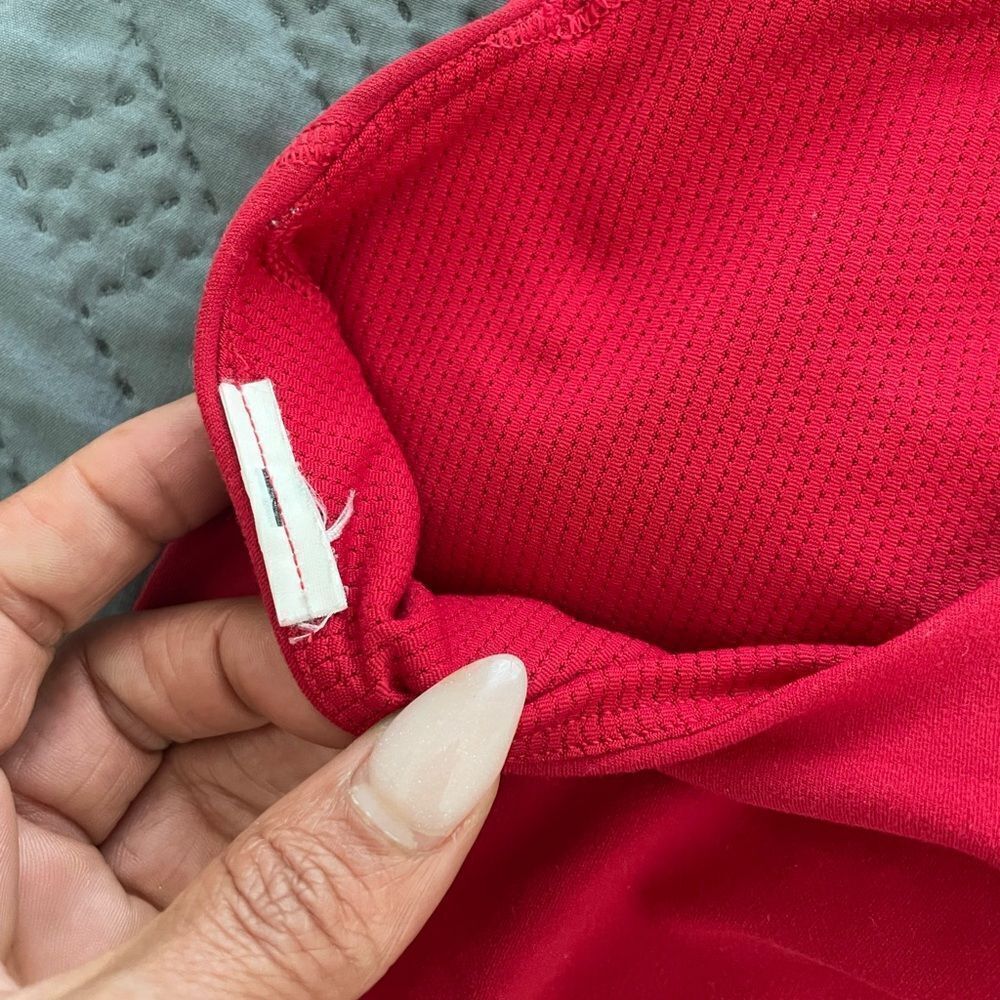 Red Athleta Matching Workout Set - Picture 5 of 13
